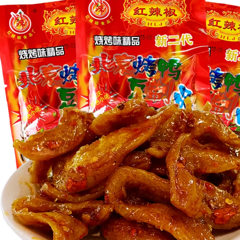 北京烤鸭辣条8090后90后童年儿时怀旧零食甜麻辣休闲食品小时候的